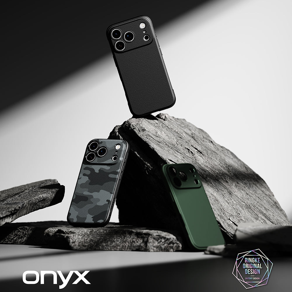 Калъф за Apple iPhone 18 Pro / 17 Pro, Ringke, Onyx, Тъмнозелен
