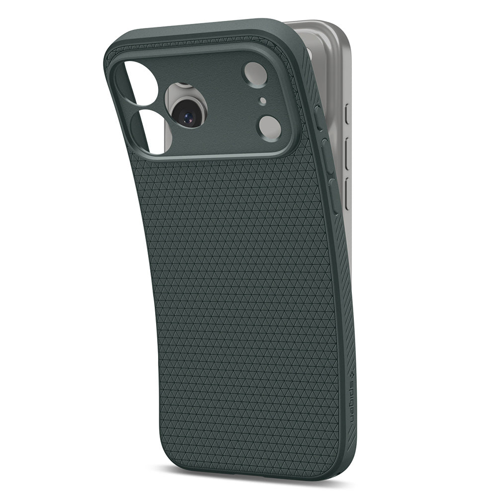 Калъф за Apple iPhone 18 Pro / 17 Pro, Spigen, Liquid Air, Зелен ACS12151