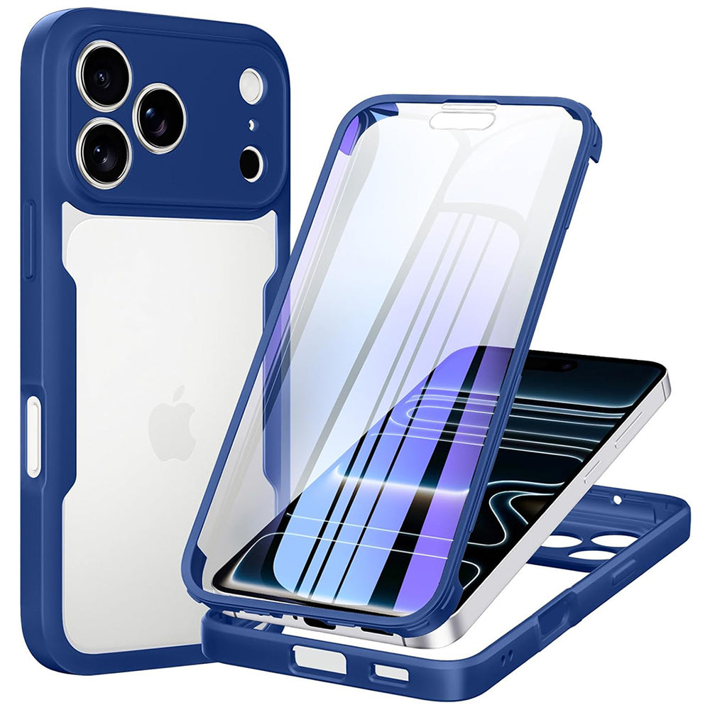Калъф за Apple iPhone 18 Pro / 17 Pro, Techsuit, ColorVerse 360, Син