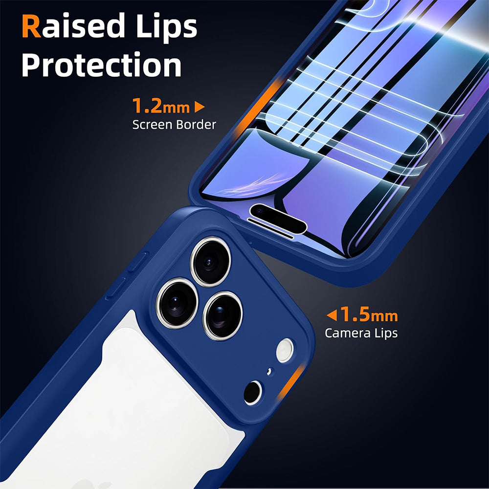 Калъф за Apple iPhone 18 Pro / 17 Pro, Techsuit, ColorVerse 360, Син