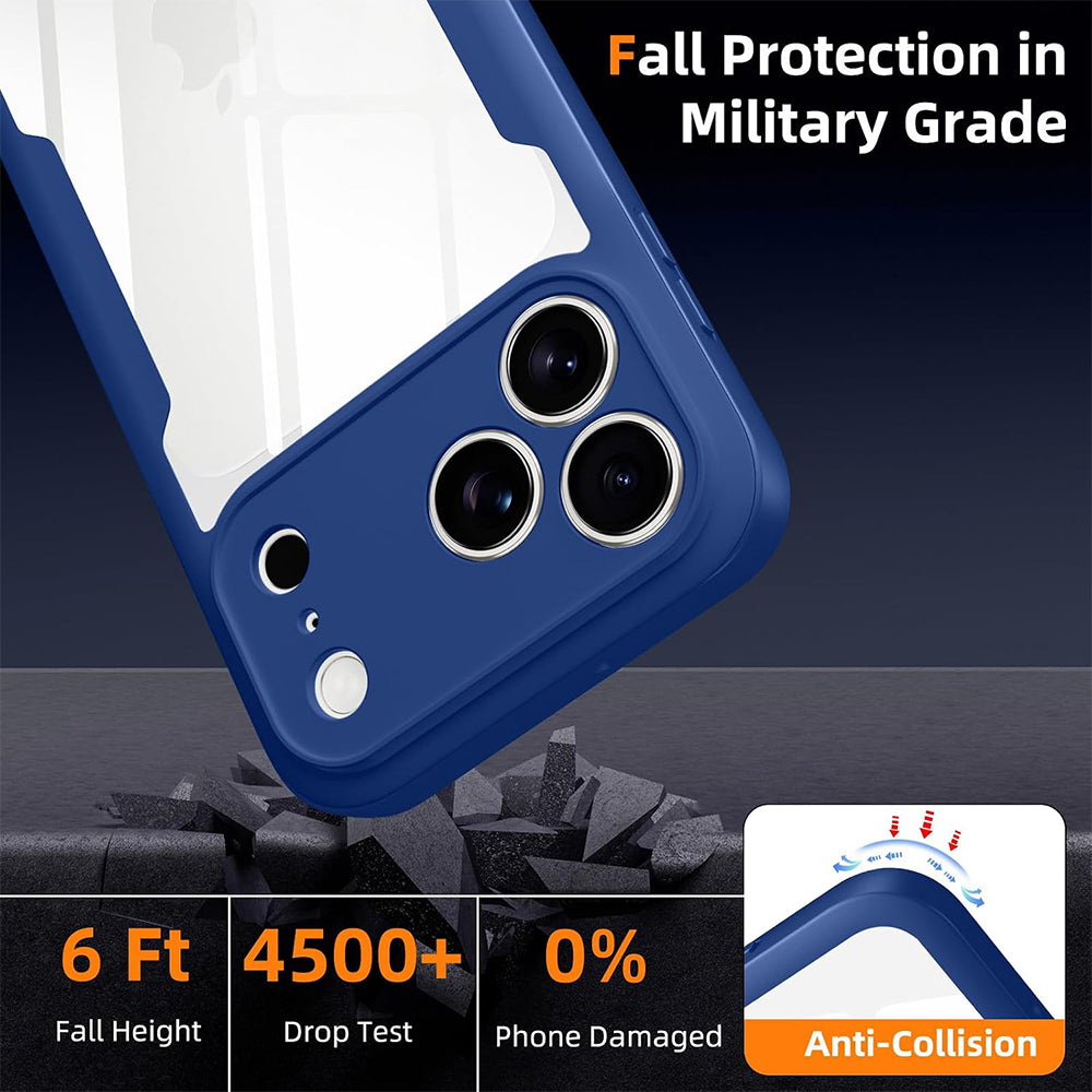 Калъф за Apple iPhone 18 Pro / 17 Pro, Techsuit, ColorVerse 360, Син