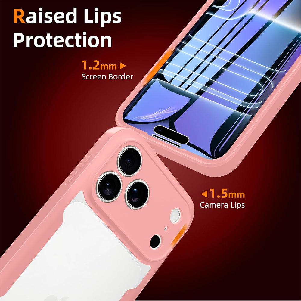 Калъф за Apple iPhone 18 Pro / 17 Pro, Techsuit, ColorVerse 360, Розов