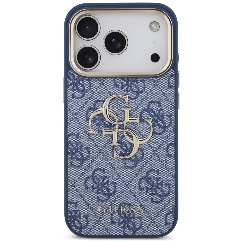 Калъф за Apple iPhone 18 Pro Max / 17 Pro Max, Guess, 4G Big Classic Logo, Син