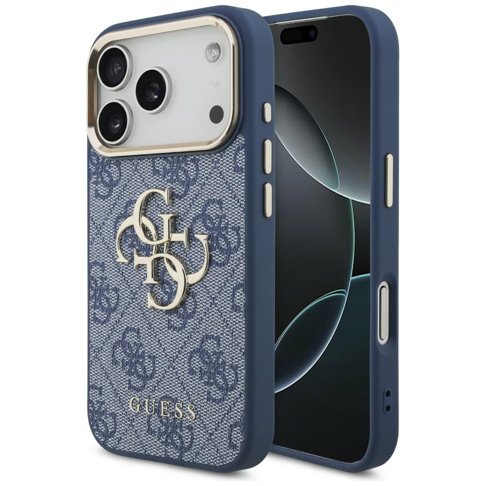 Калъф за Apple iPhone 18 Pro Max / 17 Pro Max, Guess, 4G Big Classic Logo, Син