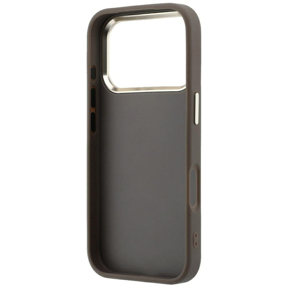 Калъф за Apple iPhone 18 Pro Max / 17 Pro Max, Guess, 4G Big Strass Logo, Кафяв