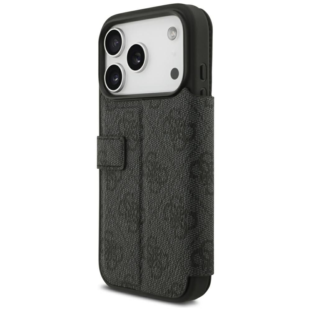 Калъф за Apple iPhone 18 Pro Max / 17 Pro Max, Guess, 4G метално лого, черен