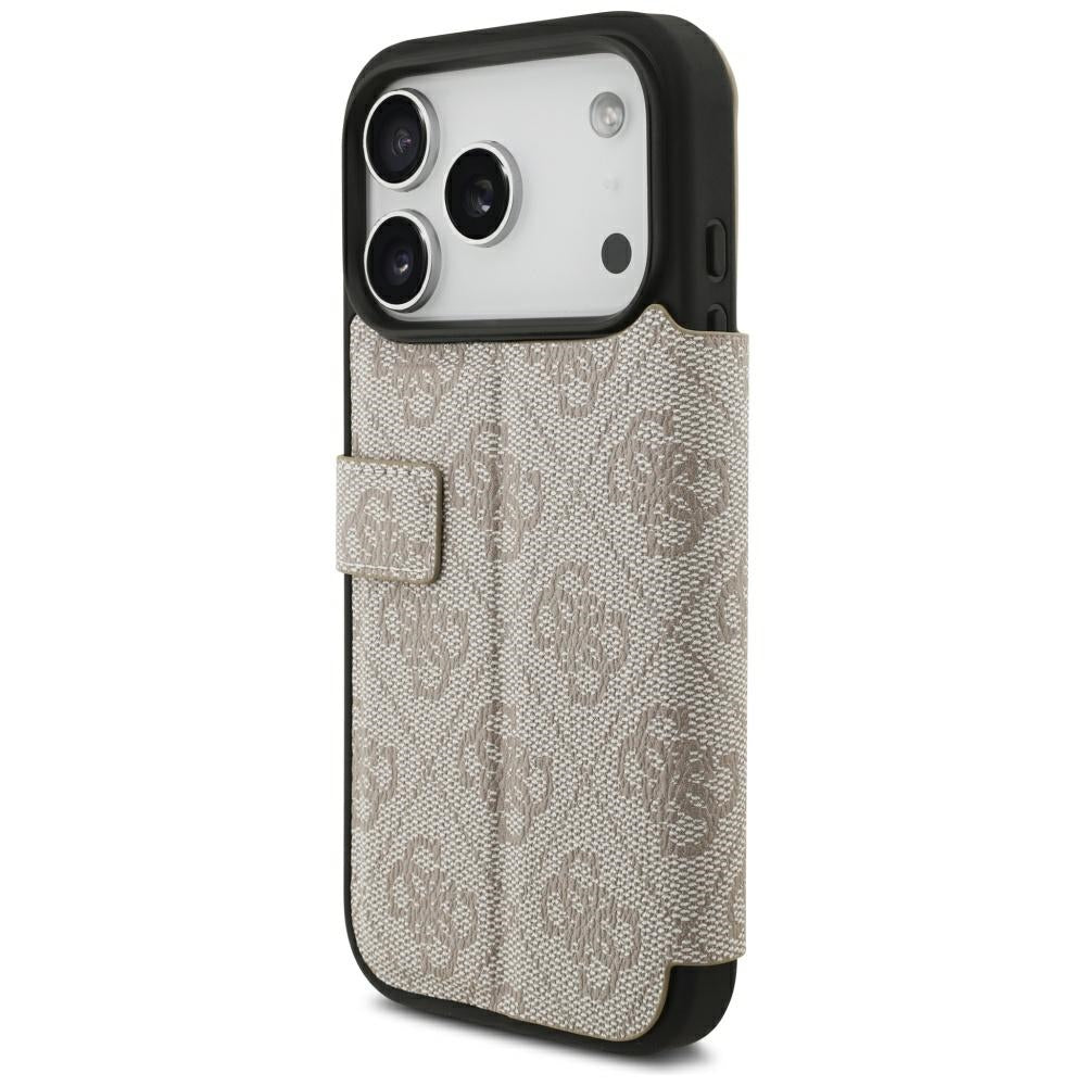 Калъф за Apple iPhone 18 Pro Max / 17 Pro Max, Guess, 4G метално лого, розов