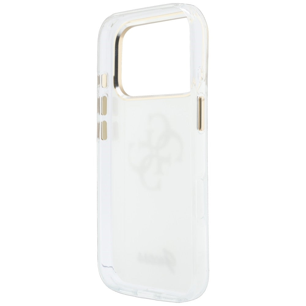 Калъф за Apple iPhone 18 Pro Max / 17 Pro Max, Guess, IML 4G Metal Script, Бял