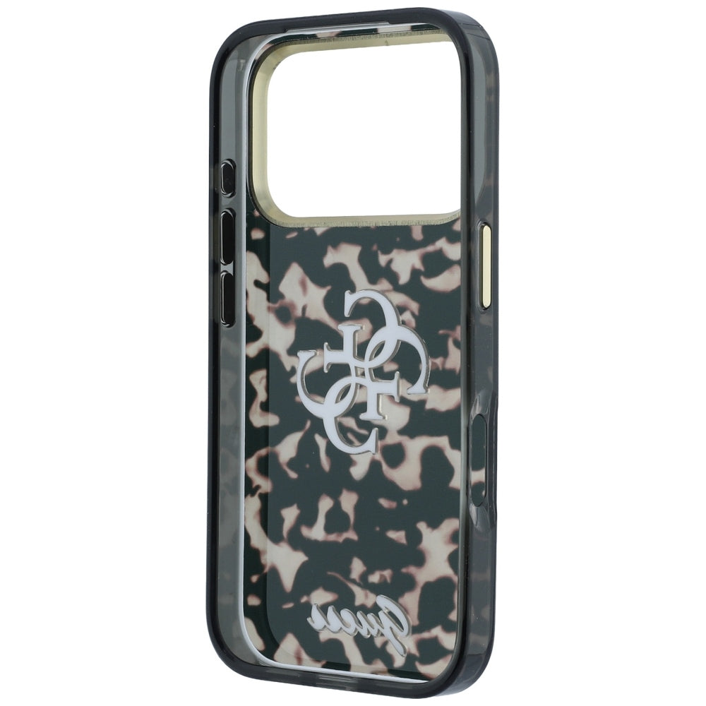 Калъф за Apple iPhone 18 Pro Max / 17 Pro Max, Guess, IML 4G Metal Script, Кафяв