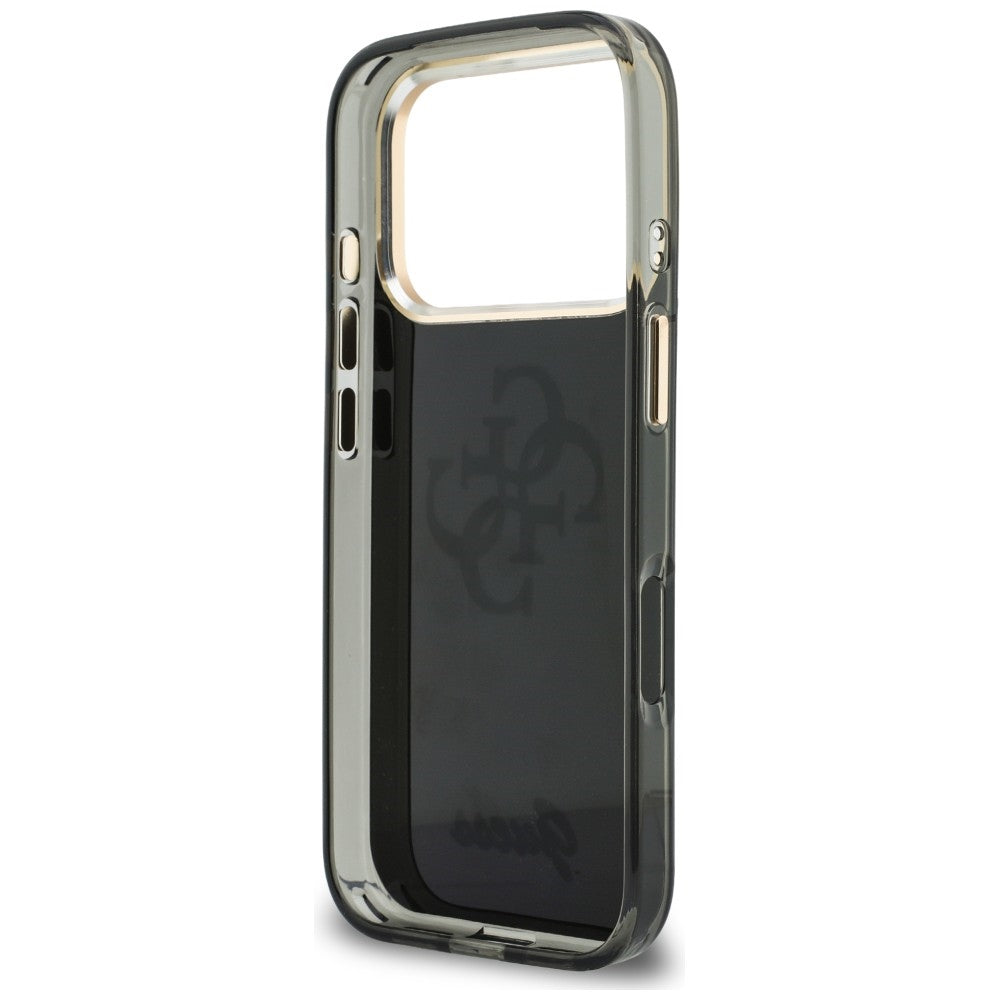 Калъф за Apple iPhone 18 Pro Max / 17 Pro Max, Guess, IML 4G Metal Script, Черен