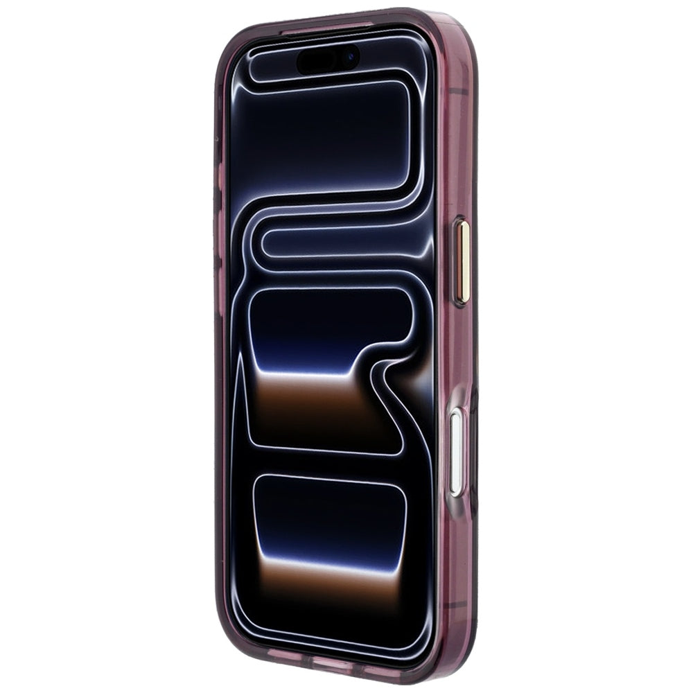 Калъф за Apple iPhone 18 Pro Max / 17 Pro Max, Karl Lagerfeld, IML Big Signature Resin Logo Metal Frame, Бордо
