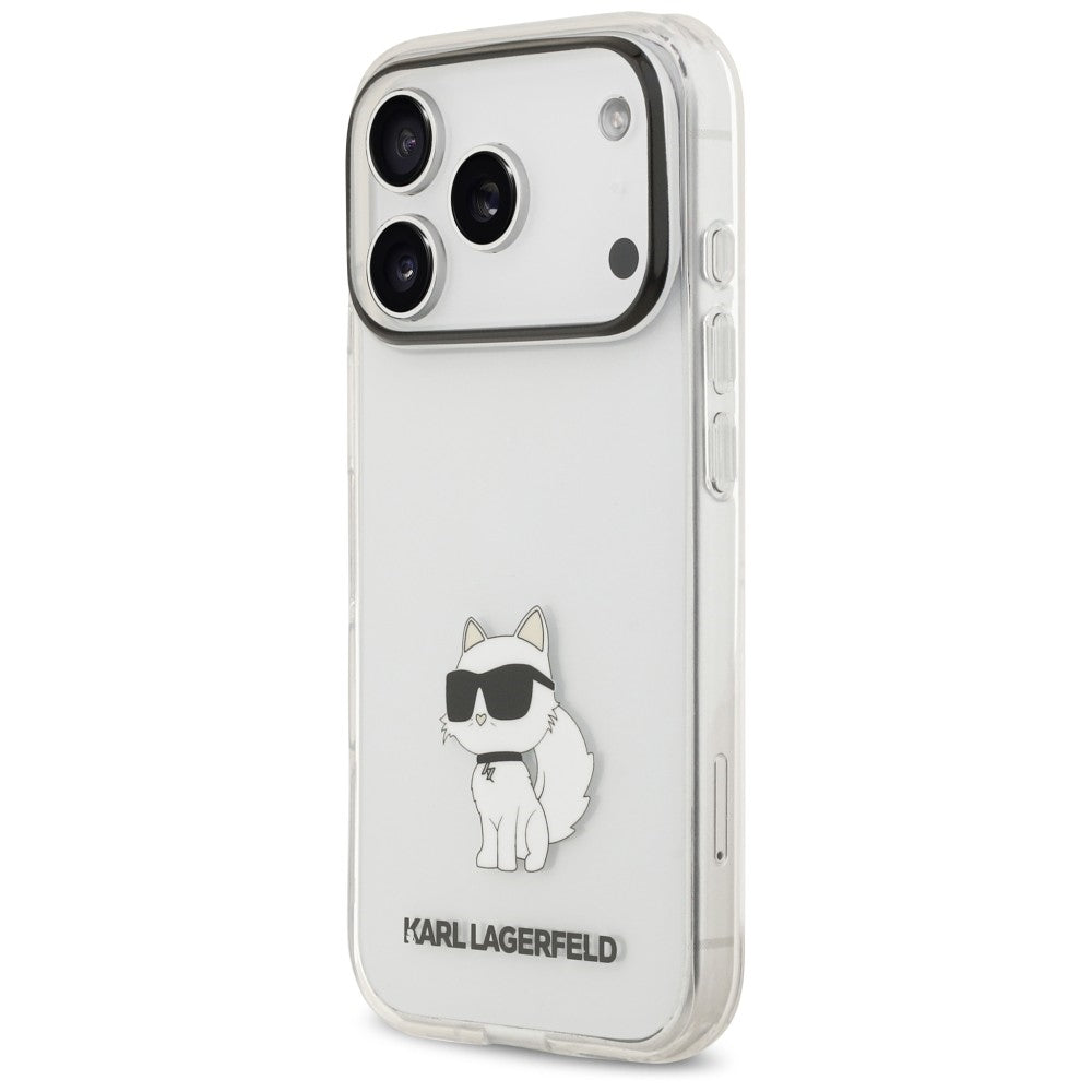 Калъф за Apple iPhone 18 Pro Max / 17 Pro Max, Karl Lagerfeld, IML Choupette NFT, прозрачен