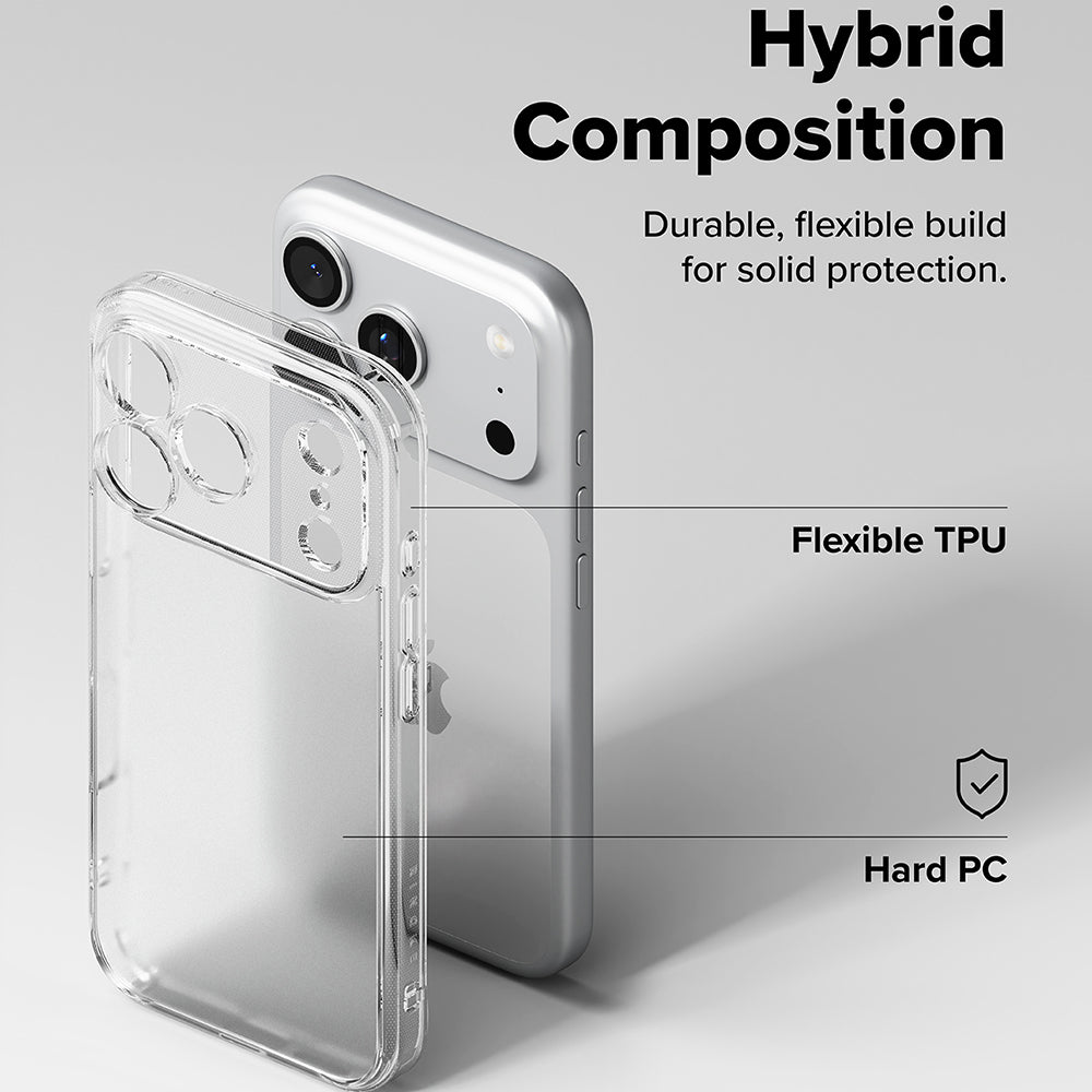 Калъф за Apple iPhone 18 Pro Max / 17 Pro Max, Ringke, Fusion, Матиран прозрачен
