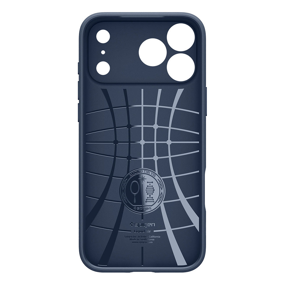 Калъф за Apple iPhone 18 Pro Max / 17 Pro Max, Spigen, Liquid Air, Тъмносин ACS12112
