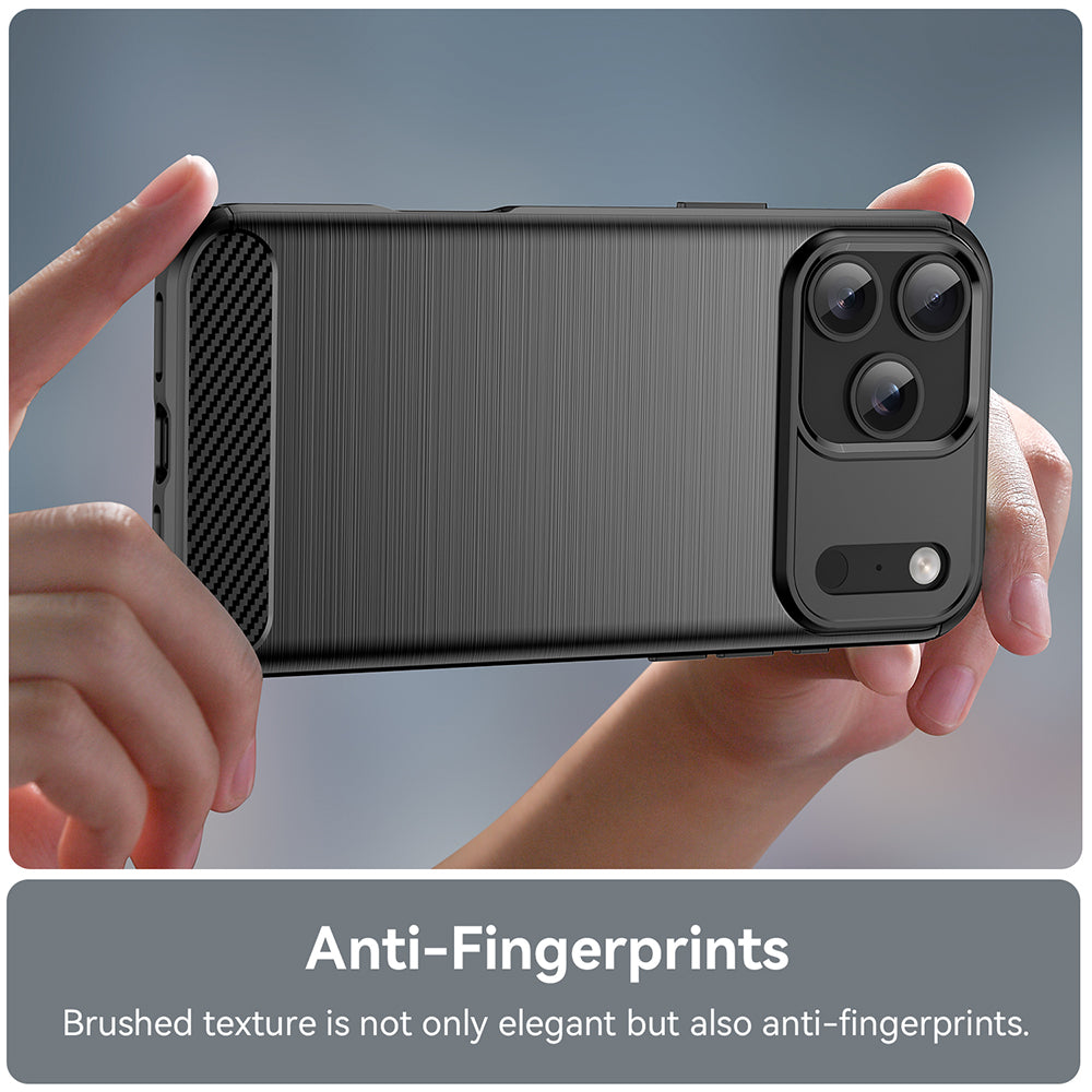 Калъф за Apple iPhone 18 Pro Max / 17 Pro Max, Techsuit, Карбон, Черен