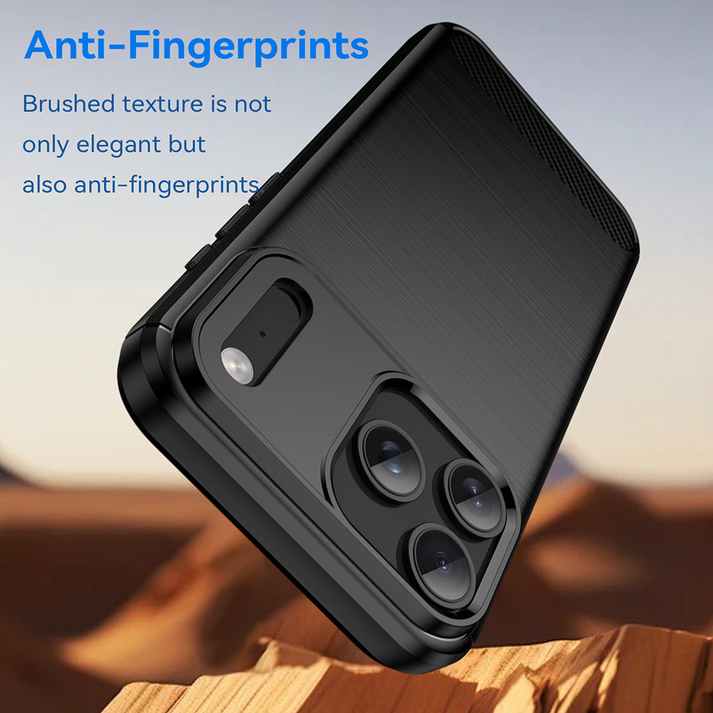 Калъф за Apple iPhone 18 Pro Max / 17 Pro Max, Techsuit, Карбон, Черен
