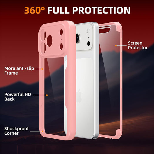 Калъф за Apple iPhone 18 Pro Max / 17 Pro Max, Techsuit, ColorVerse 360, Розов
