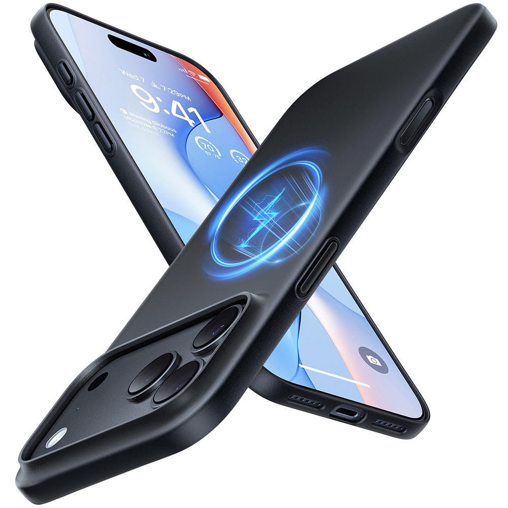 Калъф MagSafe за Apple iPhone 18 Pro Max / 17 Pro Max, Torras, OriginFit, Черен