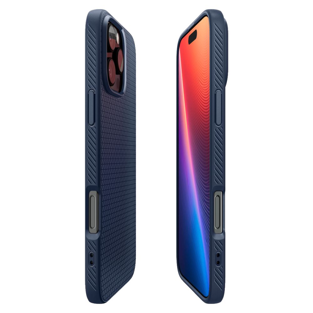 Калъф за Apple iPhone 16 Pro Max, Spigen, Liquid Air, син ACS07989