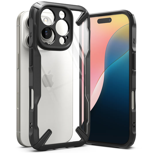 Калъф за Apple iPhone 16 Pro Max, Ringke, Fusion X, черен