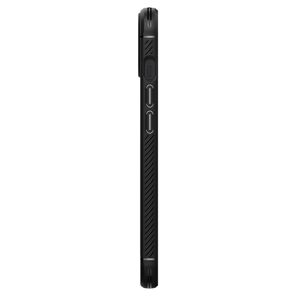Калъф за Apple iPhone 13, Spigen, Rugged Armor, Черен ACS03518