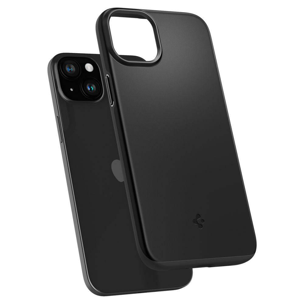 Калъф за Apple iPhone 15, Spigen, Thin Fit, Черен ACS06776