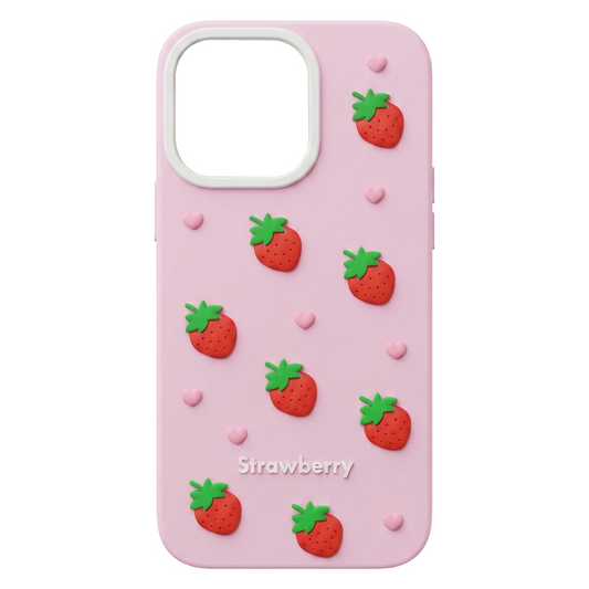 Калъф за Apple iPhone 17 Pro, OEM, Strawberry, Розов