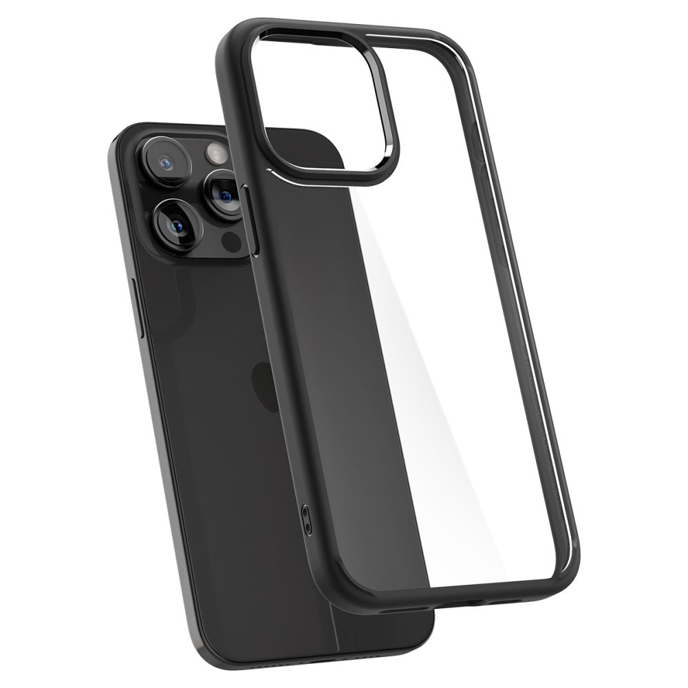 Калъф за Apple iPhone 15 Pro Max, Spigen, Ultra Hybrid, Матово черен ACS06570