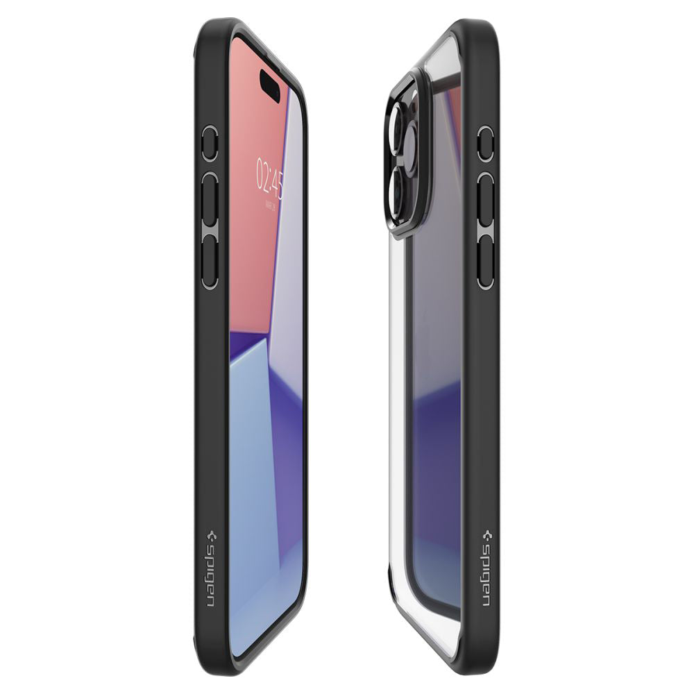 Калъф за Apple iPhone 15 Pro, Spigen, Ultra Hybrid, Матиран Черен ACS06713