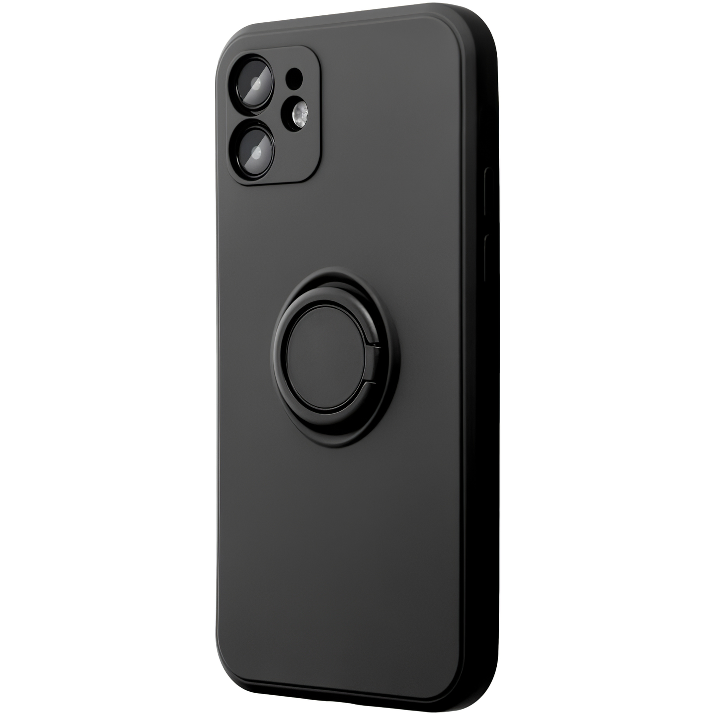 Калъф за Apple iPhone 16 Plus, OEM, силиконов пръстен, черен