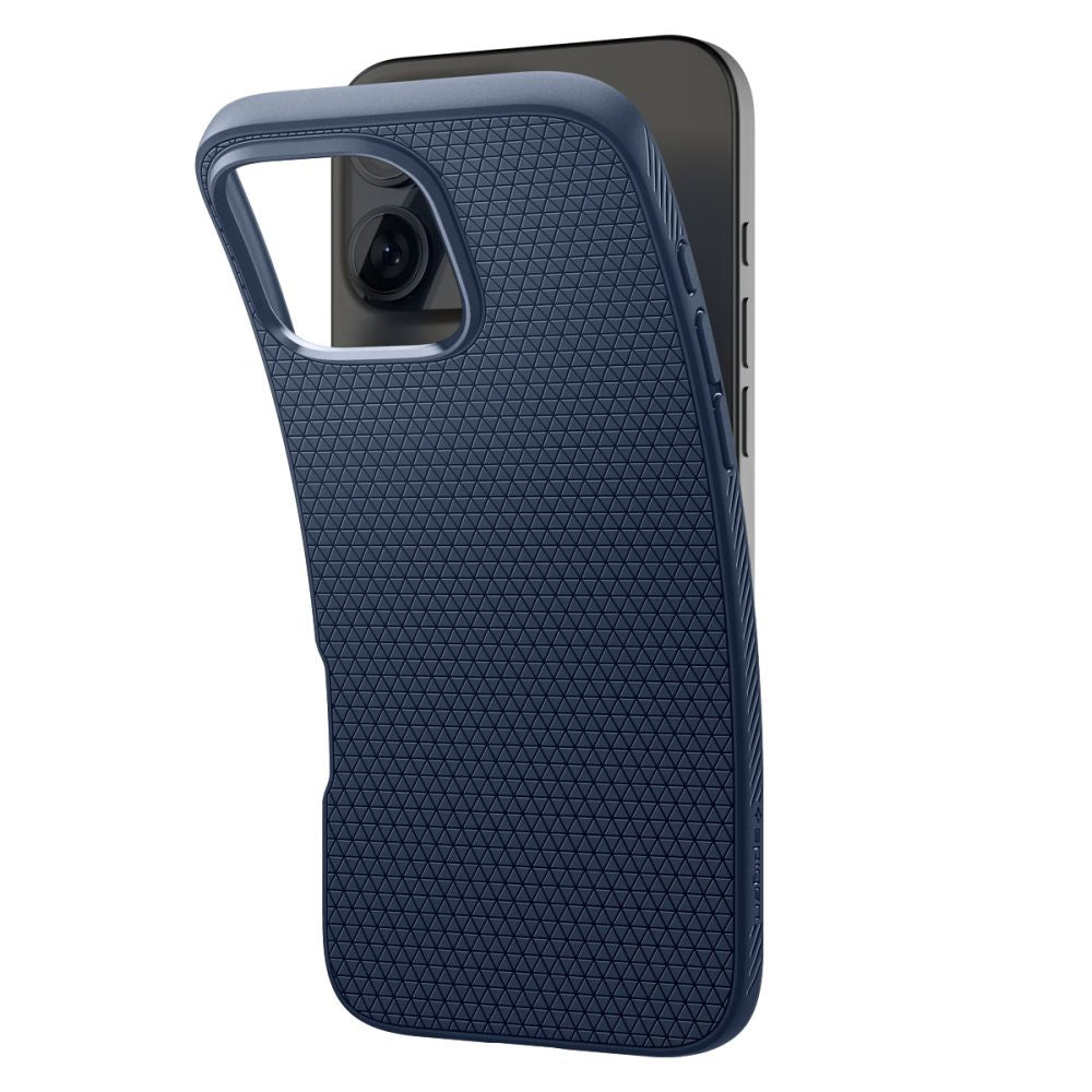 Калъф за Apple iPhone 16 Pro Max, Spigen, Liquid Air, син ACS07989