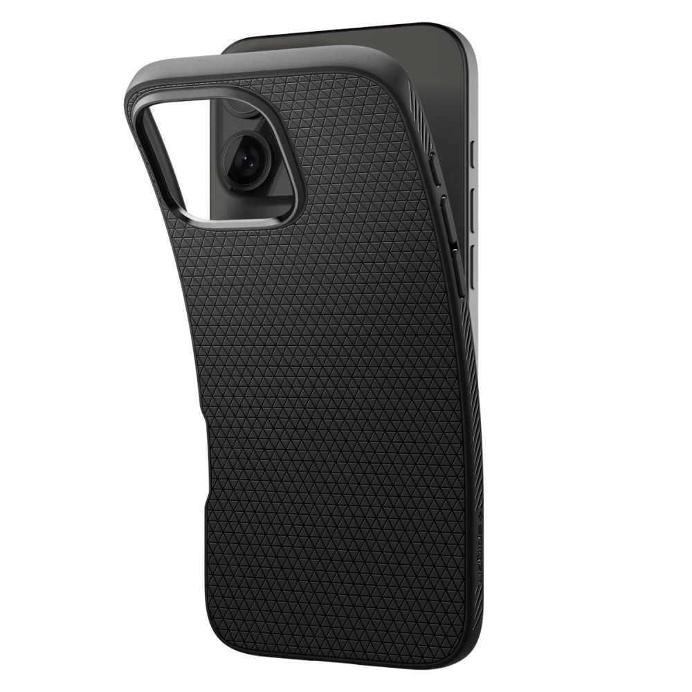 Калъф за Apple iPhone 16 Pro, Spigen, Liquid Air, Матово черен ACS08117