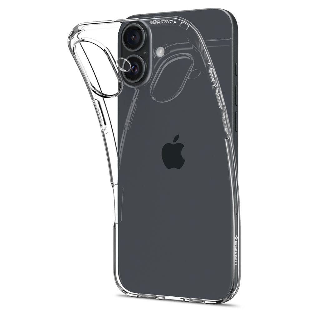 Калъф за Apple iPhone 16 Plus, Spigen, Течен кристал, Прозрачен ACS08064