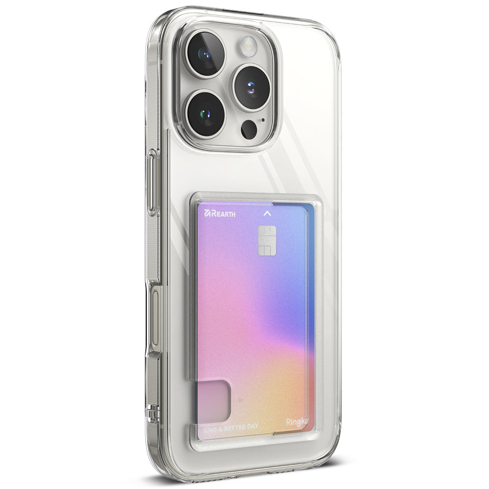 Калъф за Apple iPhone 16 Pro Max, Ringke, Fusion Card, Прозрачен