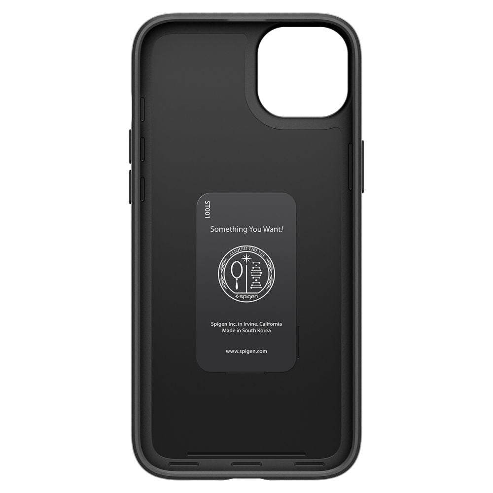 Калъф за Apple iPhone 15, Spigen, Thin Fit, Черен ACS06776
