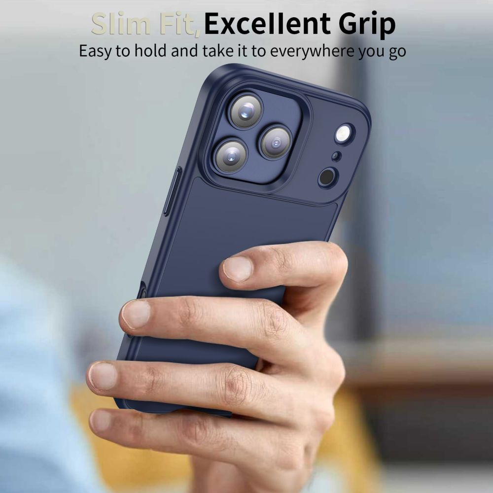 Калъф за Apple iPhone 17 Pro, Tech-Protect, Magmat, Матово тъмносин