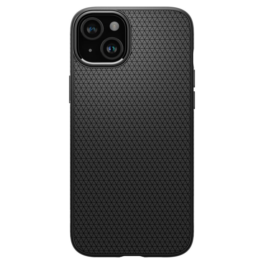 Калъф за Apple iPhone 15, Spigen, Liquid Air Matte, черен ACS06790