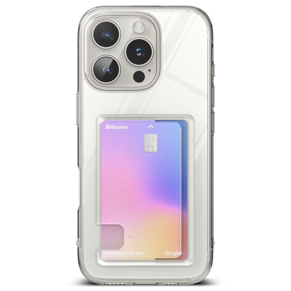 Калъф за Apple iPhone 16 Pro Max, Ringke, Fusion Card, Прозрачен