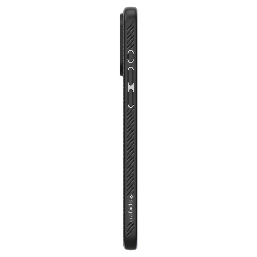 Калъф за Apple iPhone 15 Pro, Spigen, Liquid Air Matte, черен ACS06704