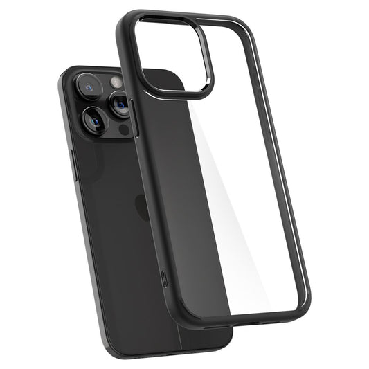 Калъф за Apple iPhone 15 Pro, Spigen, Ultra Hybrid, Матиран Черен ACS06713