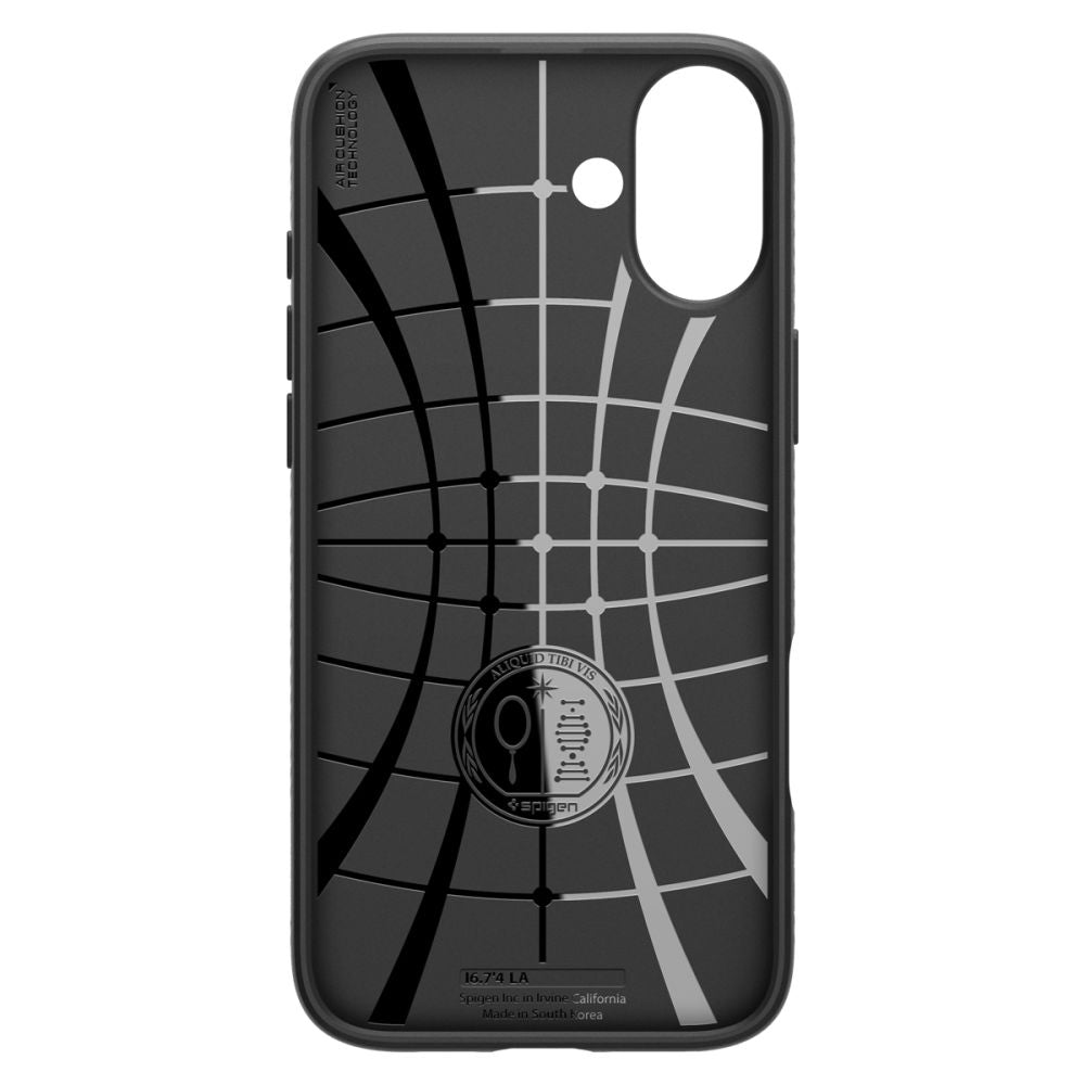Калъф за Apple iPhone 16, Spigen, Liquid Air, Матово черен ACS08194