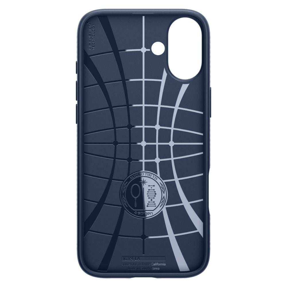 Калъф за Apple iPhone 16, Spigen, Liquid Air, Blue ACS08195