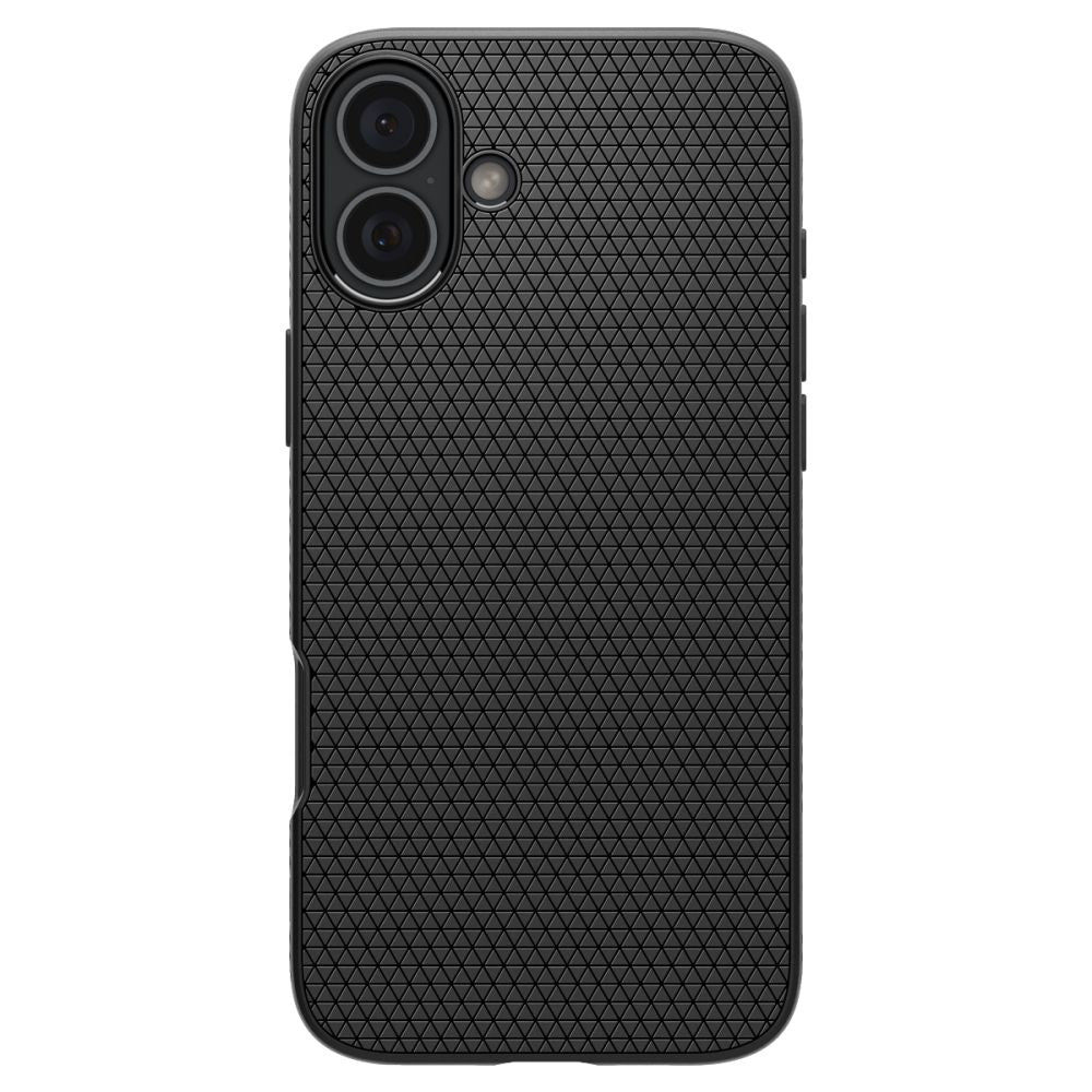 Калъф за Apple iPhone 16, Spigen, Liquid Air, Матово черен ACS08194