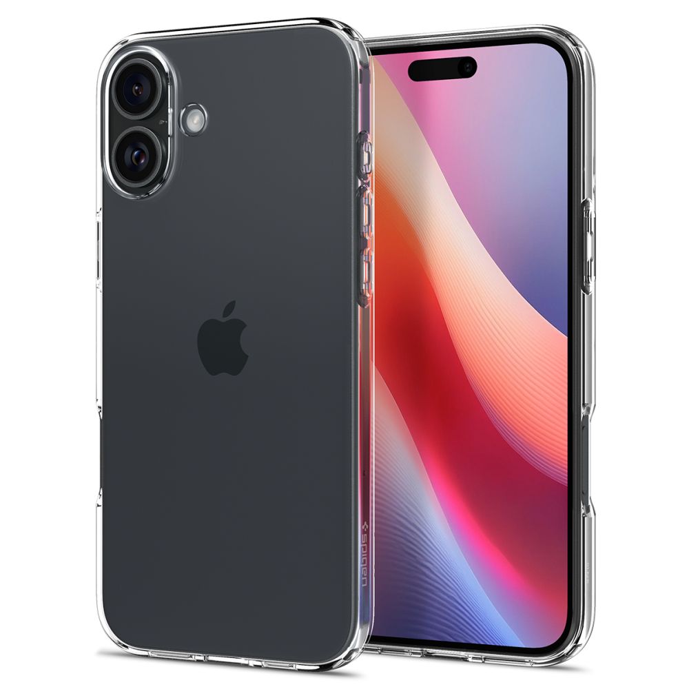 Калъф за Apple iPhone 16 Plus, Spigen, Течен кристал, Прозрачен ACS08064