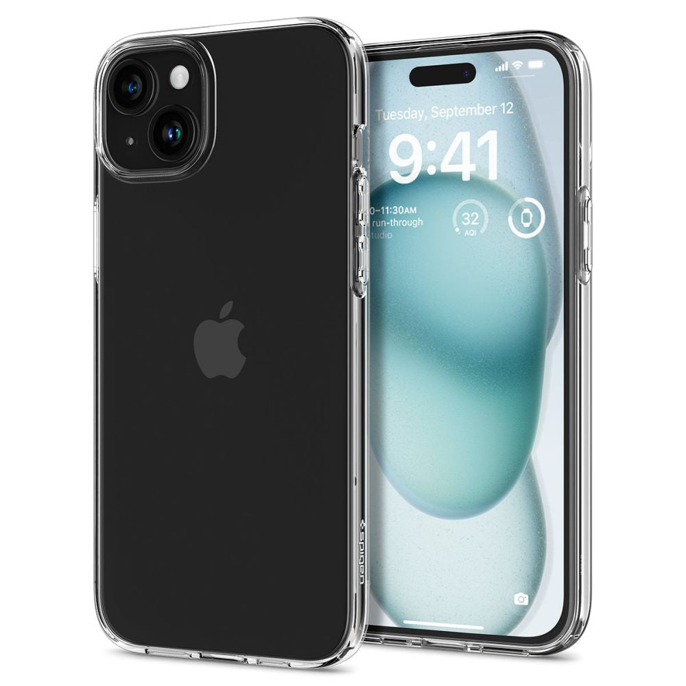 Калъф за Apple iPhone 15, Spigen, Liquid Crystal, Прозрачен ACS06786