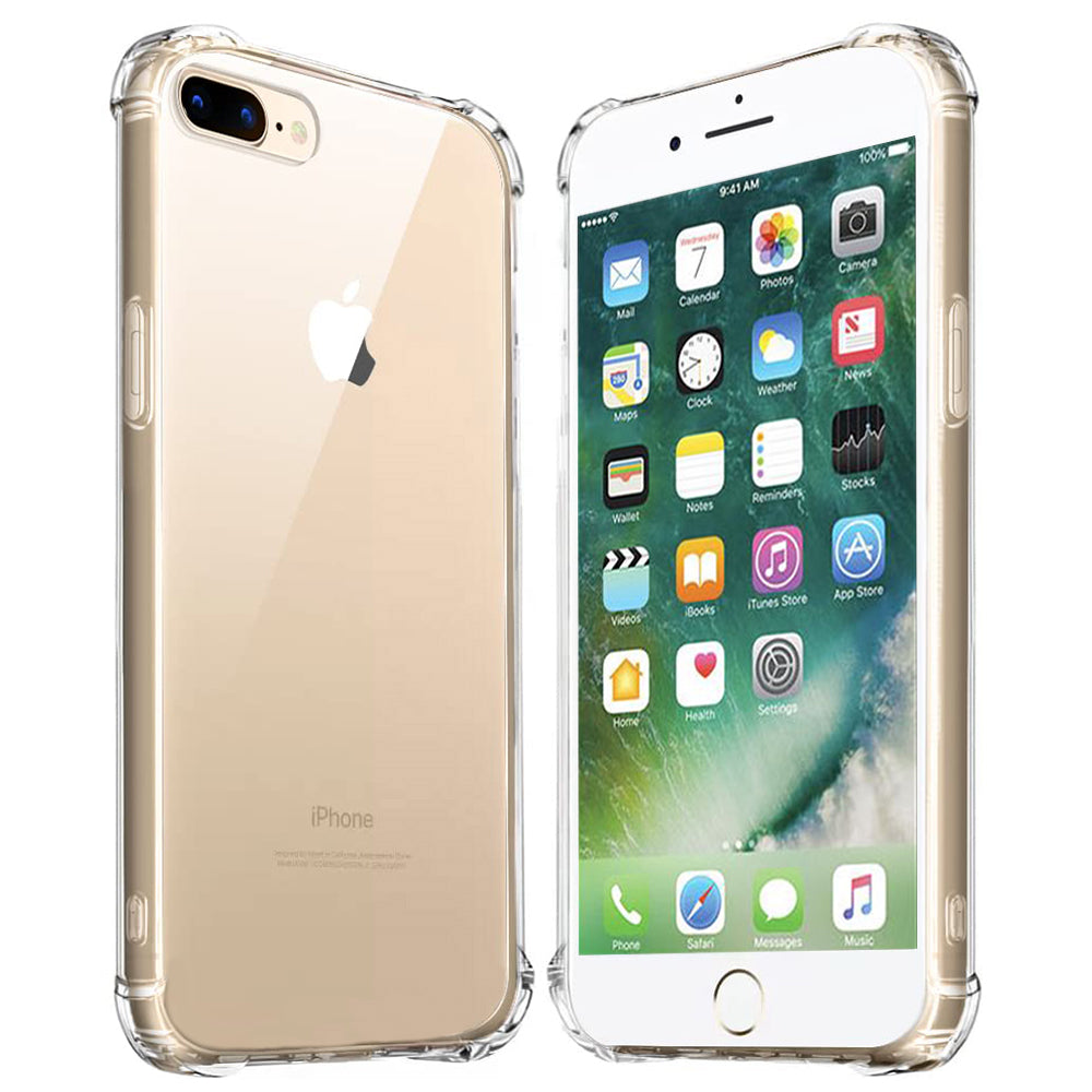 Калъф за Apple iPhone 8 Plus / 7 Plus, Techsuit, Shockproof Clear, Прозрачен