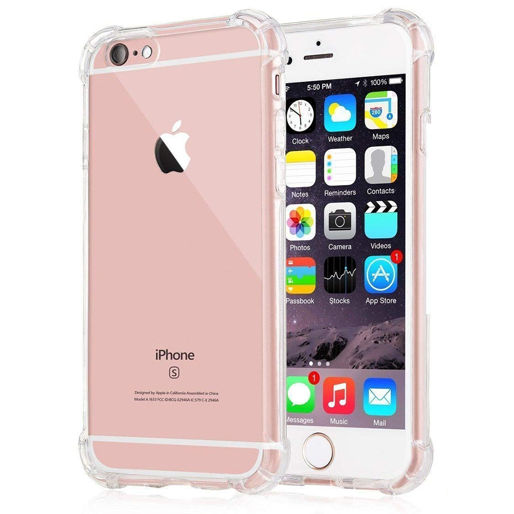 Калъф за Apple iPhone SE (2016) / 5 / 5s, Techsuit, противоударен прозрачен, прозрачен
