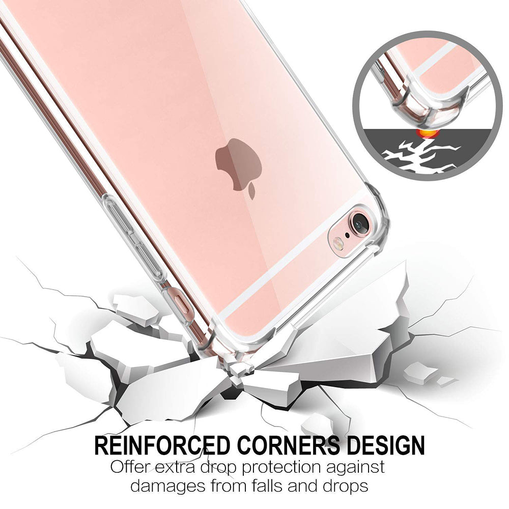 Калъф за Apple iPhone SE (2016) / 5 / 5s, Techsuit, противоударен прозрачен, прозрачен