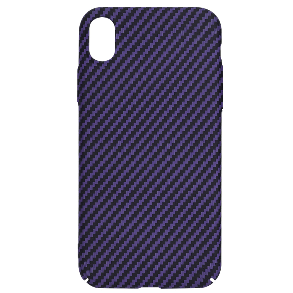 Калъф за Apple iPhone XR, Techsuit, Carbonite FiberShell, Лилав
