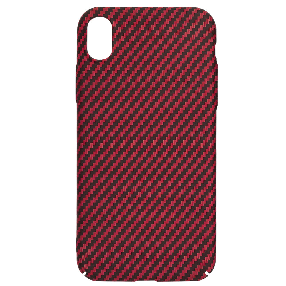 Калъф за Apple iPhone XR, Techsuit, Carbonite FiberShell, Червен